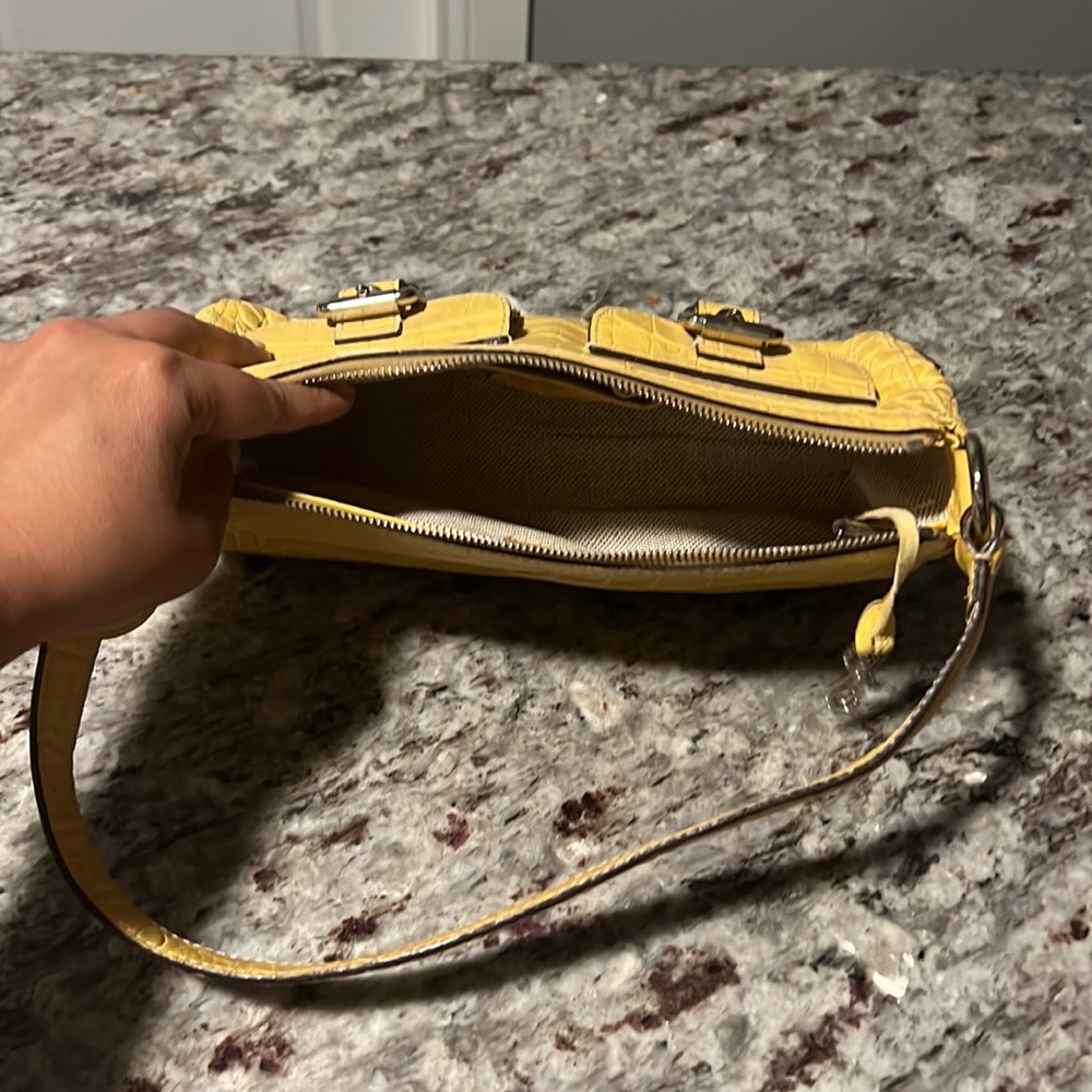 Dooney & Bourke Yellow Satchel - Picture 11 of 11